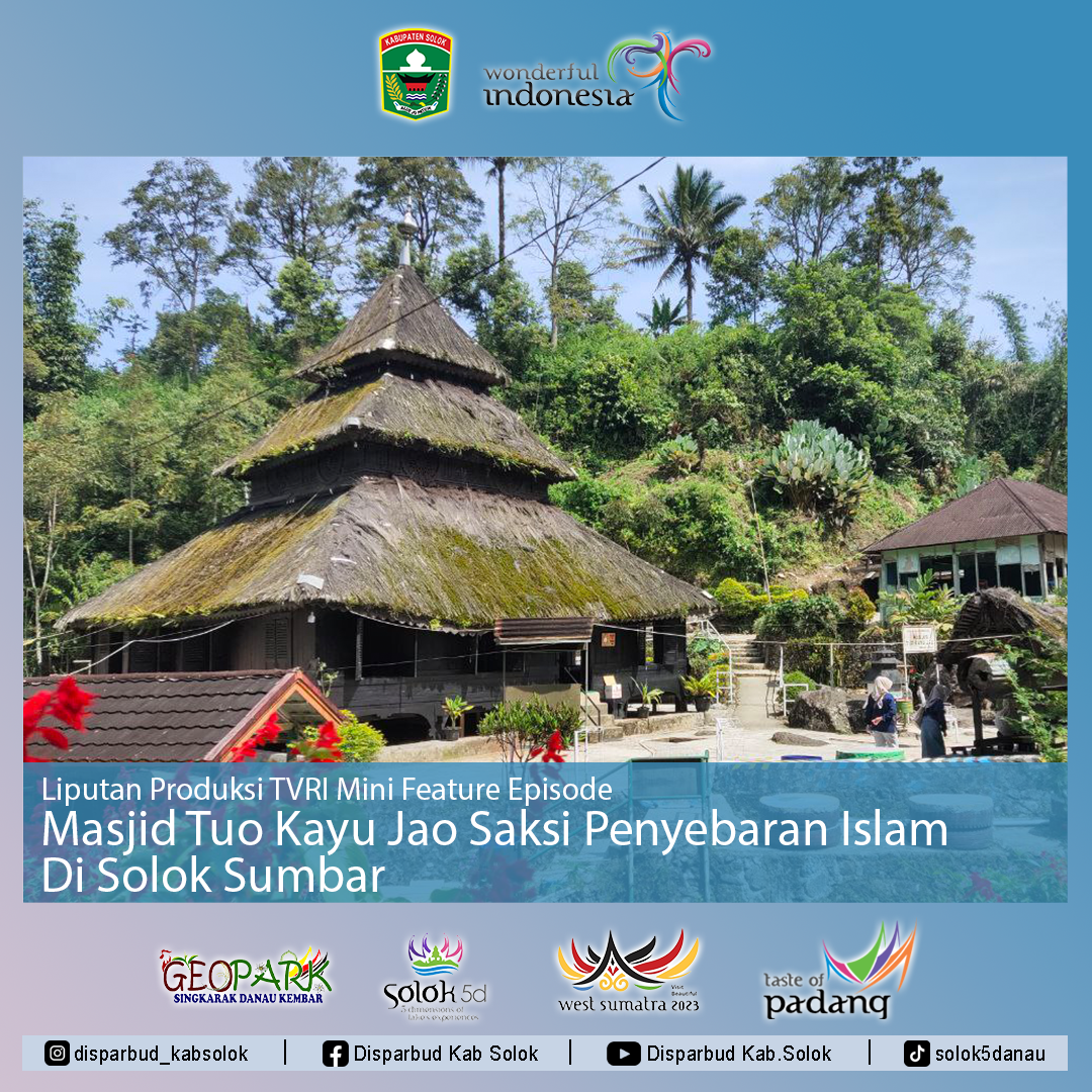 Masjid Tuo Kayu Jao Saksi Penyebaran Islam di Solok Sumbar